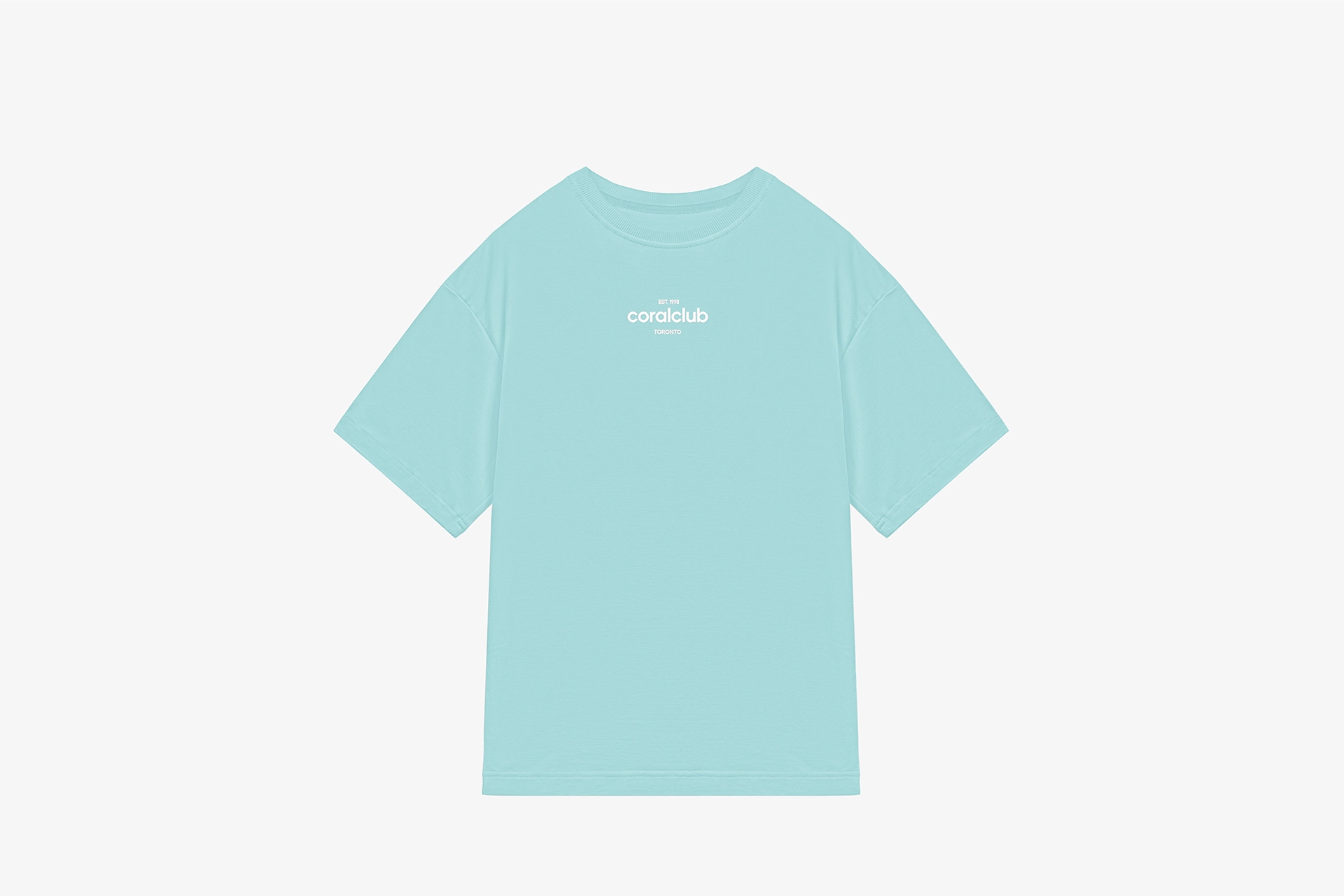 T-shirt oversize, menta